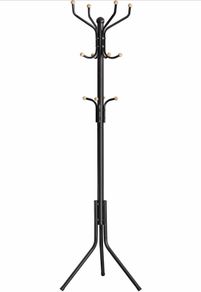 Metal Coat Rack, Clothes Stand, Hat Handbag Hanger, 182 cm Tall Hall Tree (MULTIPLE COLOURS)