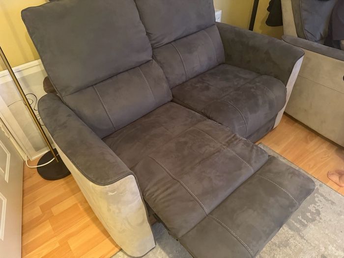 2 x 2 Seater Recliners and 1 seater Recliner Sofa