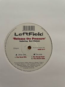 Leftfield - Relaease The Pressure - 12" Single - 1992 - Hard Hands Records - HAND001T