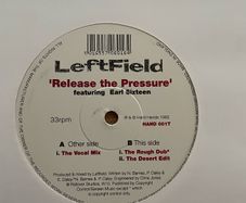 Leftfield - Relaease The Pressure - 12" Single - 1992 - Hard Hands Records - HAND001T
