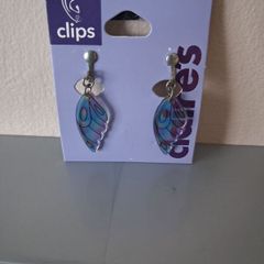 Claire's Clip-on Earrings Fairy Wing