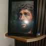 "Jesus: Sacrifice for all of us Limited Edition artist Andrea Di Martino A3 with frame read description Image 2