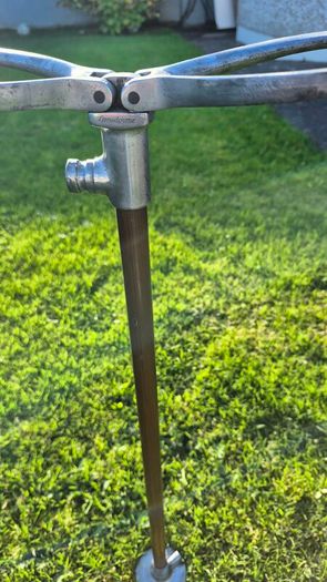 Vintage Turton Lansdowne Folding Shooting Stick Seat Cane