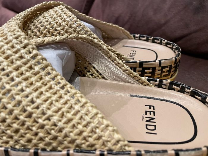 Fendi Sandals Nero+multicolor