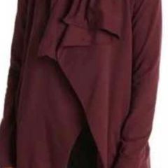 AllSaints Delia Draped Waterfall Cardigan