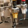 NEW 4 Bottle Rotary Stand Bar Butler Drinks Optic Dispenser Spirits Steel Image 4