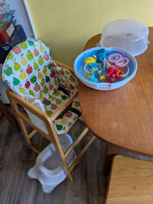 High chair, sterilizer ...