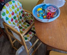 High chair, sterilizer ...