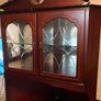 TV corner unit with glass display cabinet Image 2
