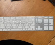 Apple Wireless Keyboard and Wireless Number Caps