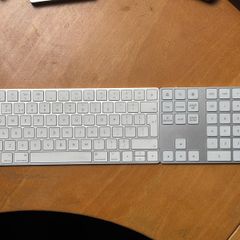 Apple Wireless Keyboard and Wireless Number Caps