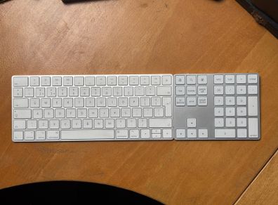 Apple Wireless Keyboard and Wireless Number Caps