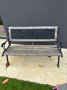 Garden bench cast iron