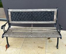 Garden bench cast iron
