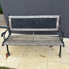 Garden bench cast iron