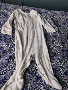 Happy skin eczema baby sleepsuit