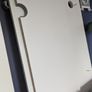 Office Desk 1800mm x 800mm Desk with White top Silver Frame Image 8