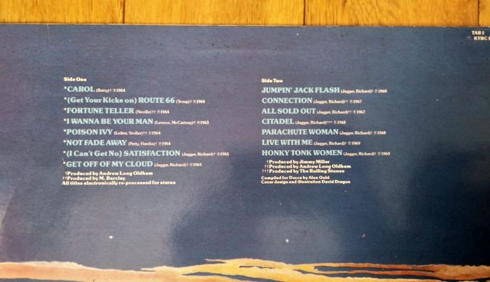 1st.Press.The Rolling Stones''Solid Rock''Lp.DECCA.Ecxellend cond.