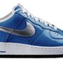 Nike Air Force 1 All Star Blue Patent Leather Uk 11 / Us 12 Deadstock Image 3