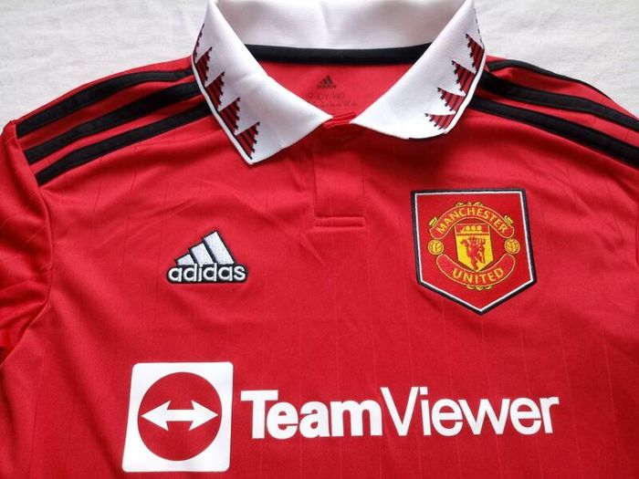 Mint 2022/23 Manchester United Adidas Jersey Size Age 9/10 Years