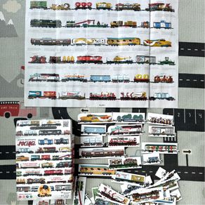 6.5 m long train jigsaw + poster