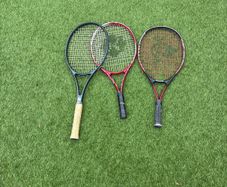3 tennis rackets