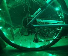 Wheel bike lights