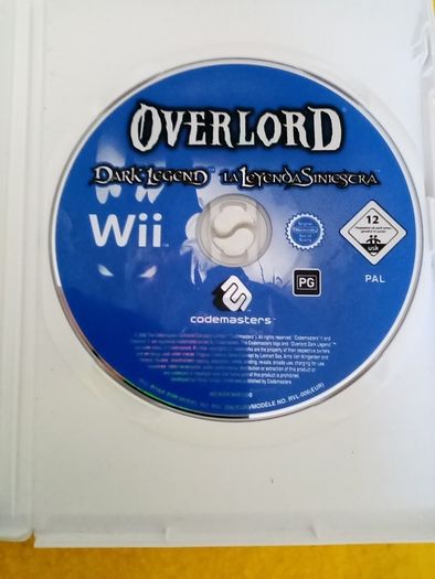 Overlord Over Loard Dark Legend Nintendo Wii Games Original
