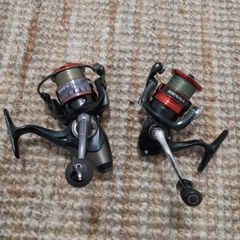 2 x fishing reels DAM and shimano