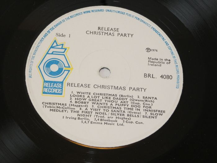Release Irish Christmas Party Irish Pressing 1976 Lp