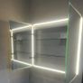 Hib Cayla Illuminated Slimline Led Mirror Cabinet Image 2