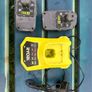 Ryobi drill, batteries and charger. Image 3