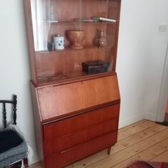 Brown Antique Display Cabinet
