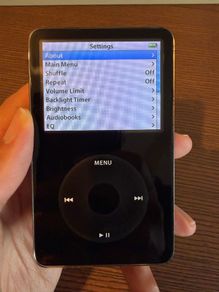 Apple iPod Video 5.5th Black 80GB - New Battery