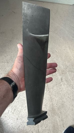 Titanium Jet Engine Fan  Blade