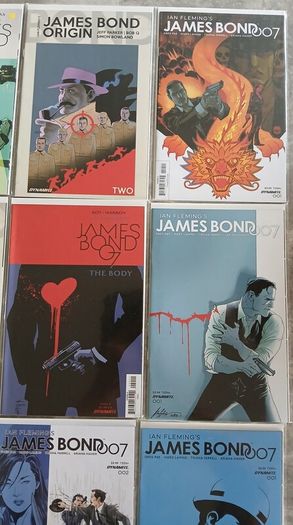James Bond 007 comics bundle/joblot