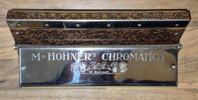 M. Hohner Chromatica Bass Harmonica in Original Case