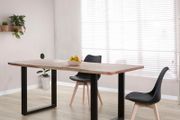 Solid Acacia Wood Dining Table 160 - Rustic