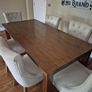 Dark wood dining table Image 2