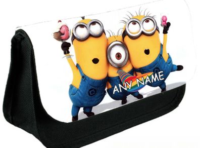 Despicable Me Minions 3 Personalised Pencil Case  Make up bag / back to school stationery