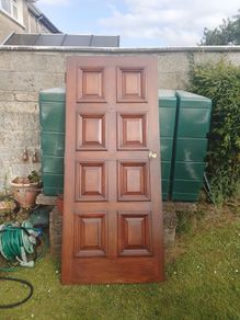 Solid Teak Front Door