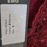 Burgundy Lace Skater Dress Image 7