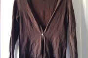 Hilfiger brown sweater label size s worn twice