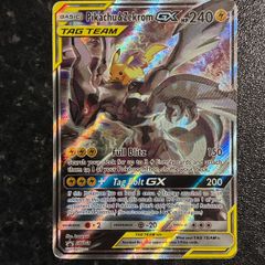 pokemon card Pikachu & zekrom tag team