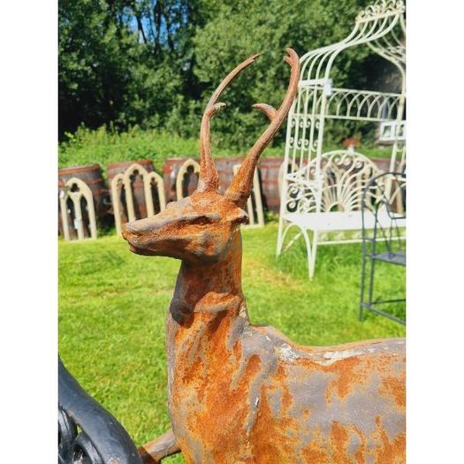 Stags Pair Cast Iron D1920
