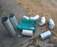Sink, insulation and ducting