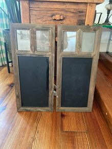 Matching Chalk Boards & Photo Frames