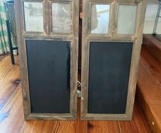 Matching Chalk Boards & Photo Frames