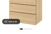 Brand New Ikea Oak Chest Of Drawers