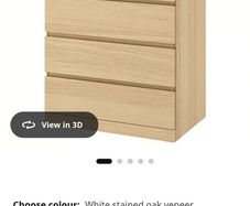 Brand New Ikea Oak Chest Of Drawers